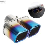 ราคา B C พ ย ปลายท่อไอเสีย Dual Outlet Universal Square ท่อไอเสียท่อไอเสียสแตนเลสหัวฉีดหางรถคออุปกรณ์เสริม th (48101091580)