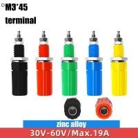 ราคา B C พ ย อุปกรณ์เสริม DIY 5 ชิ้น 4 มิลลิเมตร Banana Socket M3x45 มิลลิเมตร Binding Post Nut Banana Plug Jack ขั้วต่อไฟฟ้า Terminal th (50701047660)