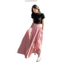 ราคา Sugal CV NU 049V2 กระโปรงยาวสตรีบานเอวสูงหนากระโปรงกว้างแฟชั่นสไตล์เกาหลี (55452963296)