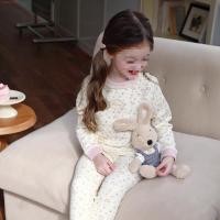 ราคา ชุดนอนเด็กผู้หญิงลายการ์ตูนน่ารัก ชุดสองชิ้นผ้านุ่มใส่สบาย ให้ความอบอุ่นในบ้าน (50253358779)