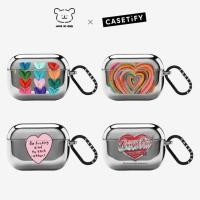 ราคา เคส AirPods กระจกหัวใจรักคู่สีสันสดใสสําหรับ AirPods Pro3 Pro2 Pro AirPods 4 3 Generation Casing (49102455927)