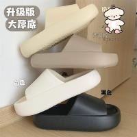 ราคา Xixitiao รองเท ้ าแตะลําลองกลางแจ ้ งสวมใส ่ นุ ่ มสบายเรียบง ่ ายเพิ ่ มความสูงหนาสีทึบหญิงฤดูร ้ อน (29950491459)