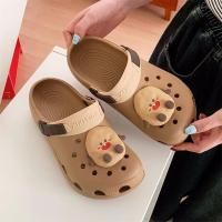 ราคา ฉี่ ผู้ชายผู้หญิงรองเท้าแตะคู่รองเท้าแตะแฟชั่นฤดูร้อน 2025 สไตล์ใหม่น่ารักมันฝรั่งนักเรียนรองเท้าแตะ (43654752904)