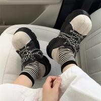 ราคา XIXITIAO รองเท้าผ้าใบผ้าฝ้ายหนา Soled Lace Up ขนแกะผู้หญิงฤดูหนาวที่อบอุ่น Cool Leisure กลางแจ้ง (42271551918)