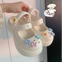 ราคา Xixitiao รองเท้าแตะลําลอง EVA เสริมส้น ลายดอกไม้ สไตล์เจ้าหญิง สําหรับสตรี (24751390785)