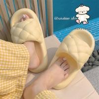 ราคา Xixitiao รองเท้าแตะ EVA พื้นหนา สีพื้น สไตล์ญี่ปุ่น เรียบง่าย สําหรับผู้หญิง (22286380762)