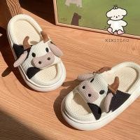 ราคา Xixitiao รองเท้าแตะ EVA ผ้าลินิน พื้นหนา กันลื่น ลายวัวน่ารัก เหมาะกับเดินในบ้าน แฟชั่นฤดูร้อน สําหรับผู้หญิง และคู่รัก (24150790761)