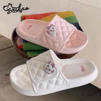 ราคา XIXITIAO น่ารัก Mary Cat Flip Flops ผู้ชายผู้หญิงฤดูร้อนรองเท้าแตะในร่มรองเท้าแตะ (42402429130)