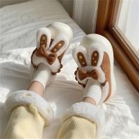 ราคา XIXITIAO รองเท้าผ้าฝ้ายหนา Soled Love กระต่ายหูสุภาพสตรีขนแกะแฟชั่นฤดูหนาวที่อบอุ่น 2025 สไตล์ใหม่ (42123661222)
