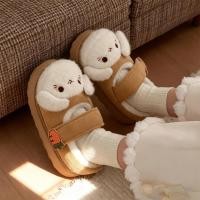 ราคา XIXITIAO รองเท้าผ้าฝ้าย Mary Jane หนา Soled หญิงฤดูหนาวนักเรียนกระต่ายสไตล์ใหม่ (42122418284)