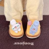 ราคา รองเท้าแตะผ้าฝ้ายลูกแมวน่ารักแบบญี่ปุ่น สไตล์ใหม่สำหรับฤดูใบไม้ร่วงและฤดูหนาว (41026439502)