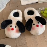 ราคา ฉี่เตียว รองเท้าแตะผ้าฝ้ายลูกสุนัขน่ารักหญิงใช้ในบ้านการ์ตูนตุ๊กตาให้อบอุ่น (29226737352)