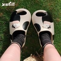 ราคา ฉี่เตียว รองเท้าแตะที่ไม่ซ้ํากันน่ารักวัวรองเท้าแตะรองเท้าแตะผู้หญิงฤดูร้อนสวมใส่ด้านนอกบ้านนุ่มสบายแต่เพียงผู้เดียว (28331022969)