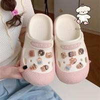 ราคา Xixitiao รองเท ้ าแตะผู ้ ชายผู ้ หญิงสีกาแฟหมีสวมใส ่ ด ้ านนอก EVA Soft Sole รองเท ้ าแตะชายหาด (27151582595)