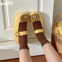 ราคา XIXITIAO รองเท้าแตะแมรี่เจนหมีน่ารักหญิงฤดูร้อน EVA สวมใส่กลางแจ้งสบายๆ (26989072737)