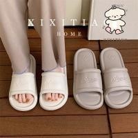 ราคา Xixitiao รองเท้าแตะลําลอง พื้นนิ่ม ใส่สบาย สีพื้น เหมาะกับใส่ในบ้าน (25425747145)