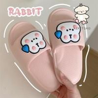 ราคา Xixtiao รองเท้าแตะแฟชั่นบ้านในร่มหญิงฤดูร้อนการ์ตูนน่ารักกระต่ายสวมใส่กลางแจ้ง Soft Sole (28050625881)