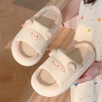 ราคา Xixtiao รองเท้าแตะผู้หญิง Four Seasons Universal สนุก Influencer Lamb ผ้าลินินญี่ปุ่น Casual Home Soft Sole (24931951616)