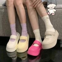 ราคา Xixitiao มรี่เจนวินเทจ โลลิต้ารองเท้า ผู้หญิง ลําลอง เด็กผู้หญิง EVA รองเท้าแตะ แมรี่เจน สี่ฤดู แฟชั่นฤดูร้อน (25300811063)