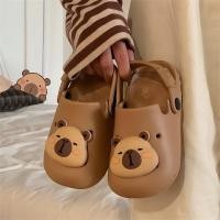 ราคา Xitiao Hole รองเท้าเด็กฤดูร้อนบุคลิกภาพ Kapibara ผู้ชายผู้หญิงกลางแจ้งสบาย (26629522355)