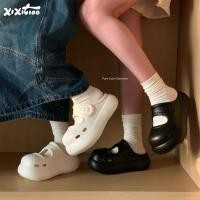 ราคา XIXITIAO Mary Jane รองเท้าแตะรองเท้าแตะหนา Soled สบายหญิงวันหยุดพักผ่อนฤดูร้อนชายหาด (28843875838)