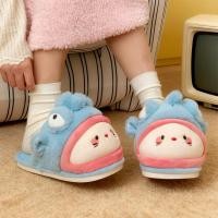 ราคา ฉี่ รองเท้าแตะผ้าฝ้ายบ้านนักเรียนสบายตุ๊กตาฤดูหนาวน่ารักคุมขังรองเท้าผู้หญิง (54353909951)