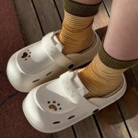 ราคา XIXITIAO รองเท้าแตะรองเท้าแตะแมวน่ารัก Claw หญิงหนา Soled สบาย Arch Casual ฤดูร้อนสวมใส่กลางแจ้ง (42127466145)