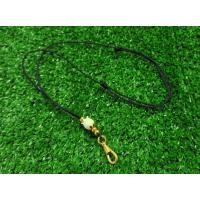 ราคา สร้อยเชือกร่ม หัวบัวขาวแต่งเม็ดเลเซอร์ สปริงพุก ปรับระดับได้ยาวสุด 26 นิ้ว (23540382241)