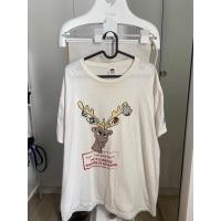 ราคา เสื้อลายกวาง ป้ายfruit of the loom ป้ายติดไซต์ xl ขนาด อก44 46นิ้ว ตำหนิ มีรอยสะกิดเล็กน้อย และคราบนิดหน่อย (28110594625)