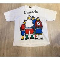 ราคา Canada T Shirt สภาพ 10 10 ขนาด อก 42 44นิ้ว ตำหนิ ราคา 220บาท (41105221010)