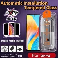 ราคา ฟิล์มกระจกนิรภัยความเป็นส่วนตัว ติดง่าย สำหรับ OPPO F25 F23 F21 F19 F15s F17 F15 F11 F9 R17 Pro R15 R15x 4G 5G 2025 (45953126824)