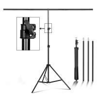 ราคา 200 cm x 150 cm T shaped photography background stand studio photography stand equipment camera stand pvc green screen (45652650882)