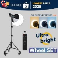 ราคา 500W LED ไฟถ่ายรูป ไฟไลฟ์สด ไฟสตูดิโอ with 65cm Lantern Softbox Tripod Stand for Photo Video Photography Live Stream (52703918873)