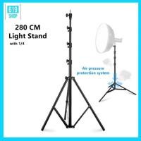 ราคา 280CM Photographic Light Stand Tripod With 1 4 Screw Head For Photo Studio Video Flash Camera Stand 2 8m ไฟสตูดิโอ (52602446989)