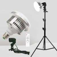 ราคา 85w LED Bulb Softbox light Camera Photography Lighting ไฟ ไฟสตูดิโอ ไฟไลฟ์สด ไฟถ่ายรูป ไฟต่อเนื่อง ขาตั้งไฟ สปอตไลท์ (53503349376)