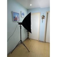 ราคา ไฟถ่ายรูป 500W LED ไฟไลฟ์สด ไฟสตูดิโอ with 65cm Lantern Softbox Stand Studio Live Stream Photo Video Lighting Kit camera (26943893918)