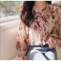 ราคา พร้อมส่ง เสื้อแขนยาวลายดอก (9611503529)