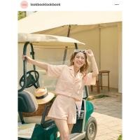 ราคา Used Lookbooklookbook gummy set Size S soft old rose เซ็ตเสื้อ และกางเกงขาสั้น สีชมพู (27784087278)