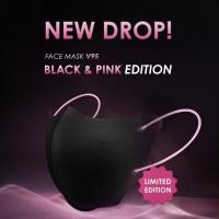 ราคา แบ่งขาย 1 ชิ้น Welcare 3D V shape แมสหน้าเรียว Black Pink (27155302756)