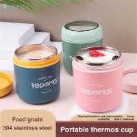 ราคา กล่องข้าวสแตนเลสเก็บความร้อน 530 มล พร้อมช้อน โถใส่ซุปสำหรับปิกนิกและที่ทำงาน (26039287938)