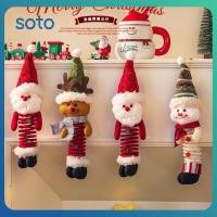 ราคา จี้รูปกวางหิมะคริสต์มาส ของตกแต่งประตู ของตกแต่งประตู แกว่งตุ๊กตาเท้าสปริง ของขวัญ (46251786497)