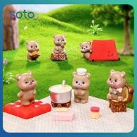 ราคา ตุ๊กตาหมีสีน้ำตาลตัวเล็กน่ารักสำหรับตั้งแคมป์ ตกแต่งโต๊ะทำงาน DIY ของตกแต่งงานฝีมือ (44163931529)