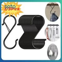 ราคา ตะขอรูปตัว S ขนาด 1 3 ชิ้น สำหรับแขวน พร้อมหัวเข็มขัดนิรภัย ตะขอรูปตัว S แบบทนทาน สำหรับแขวนต้นไม้ กางเกงยีนส์ กระถาง กระเป๋า (28285229588)