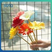 ราคา เยอบีร่าเทียมสัมผัสจริง ดอกไม้ผ้า ตกแต่งห้องนั่งเล่นในบ้าน ดอกเบญจมาศจำลอง ดอกไม้ปลอม งานแต่งงาน (27879155523)