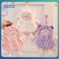 ราคา ผ้าขนหนูเช็ดมือไมโครไฟเบอร์รูปแกะสำหรับใช้ในห้องน้ำ ผ้าเช็ดจานลายแกะน่ารักสำหรับแขวน ลายการ์ตูน Kawaii ผ้าเช็ดตัว (27331838661)