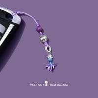 ราคา สีม่วง ฉี ดงไหล ก้อย จี้จี้โซ่โทรศัพท์มือถือฝั่งโบราณสร้างสรรค์จี้น่ารักสีม่วงเชือกถักจี้ (52703418497)