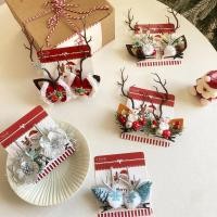 ราคา ของตกแต่งผมธีมคริสต์มาส กิ๊บโบว์ ลูกแก้ว และคลิปผม สไตล์มนุษย์หิมะและต้นสน (57500934990)