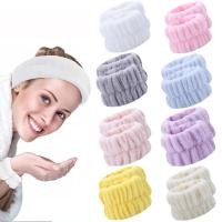 ราคา สายรัดข้อมือ ผ้ากํามะหยี่ขนนิ่ม ดูดซับเหงื่อ สีพื้น สําหรับเล่นกีฬา ล้างหน้า (21452643339)