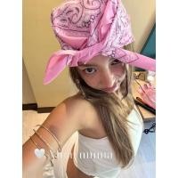 ราคา อเมริกันย้อนยุคสีชมพูมะม่วงหิมพานต์ดอกไม้ผ้าขนหนูสี่เหลี่ยมหวานและเย็นลม2025ใหม่ฤดูใบไม้ผลิและฤดูร้อนอเนกประสงค์กระเป๋าหัวผ้าพันคอ (42254638455)