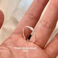 ราคา แหวนปลาขนาดเล็ก ก้อย 2025 ใหม่ที่เรียบง่ายทุกวันแฟชั่นผสมอเนกประสงค์ทองคําขาวใหม่แหวนเงินโบราณผู้หญิง (44301294731)